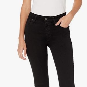 Levis 725 highrise bootcut black jeans